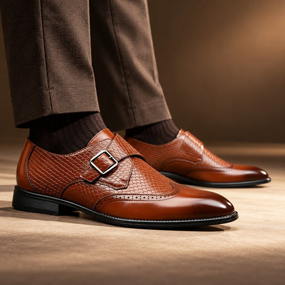 Halden Wingtip Monk Shoes (1:1, image 10)