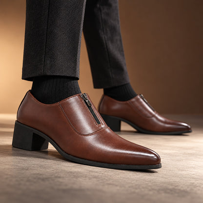 Lansdowne Front Zip Block Heel Dress Shoes (1:1, image 8)