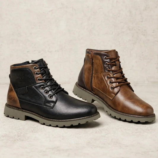 Halloran Leather Ankle Boots
