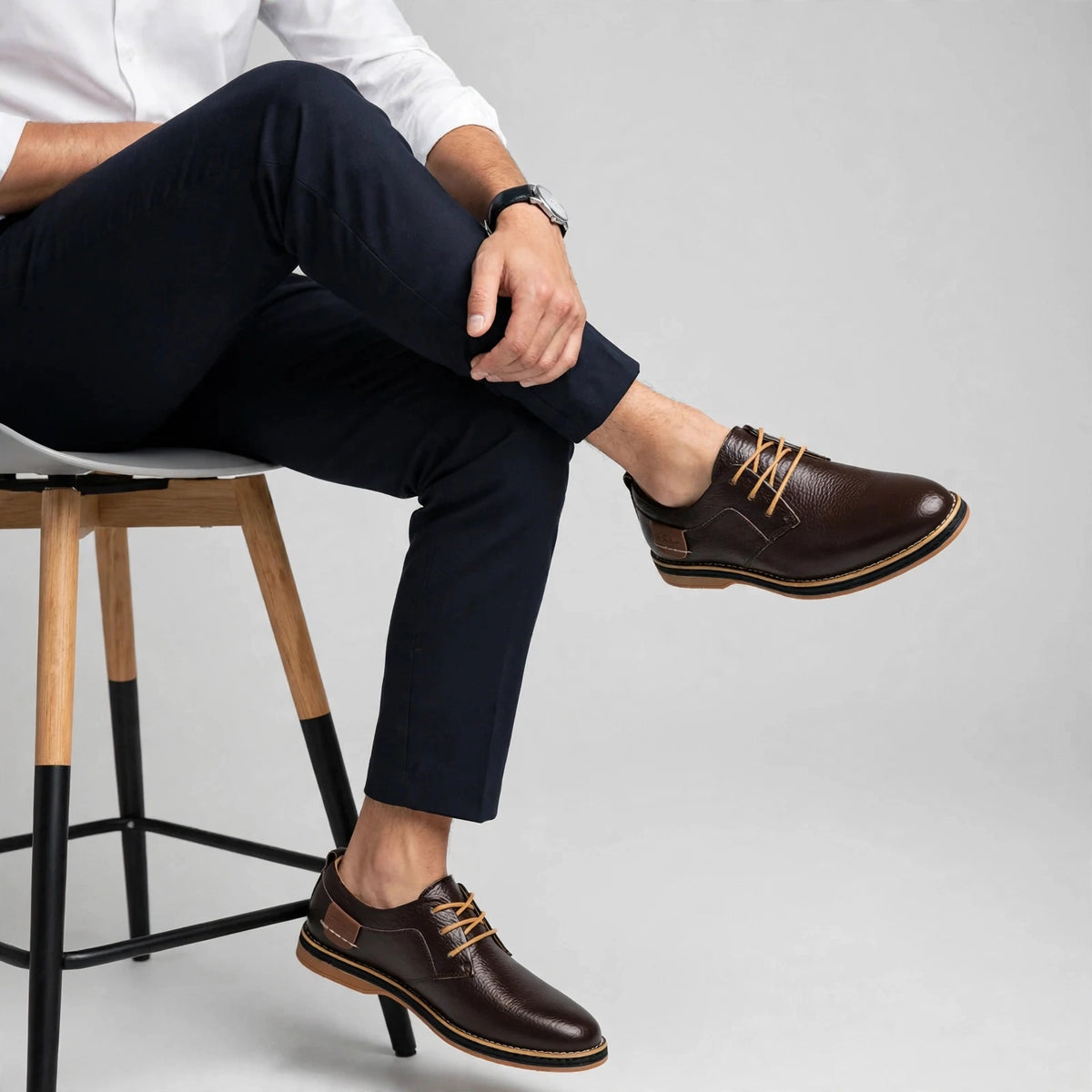 Langford Leather Grain Derbies
