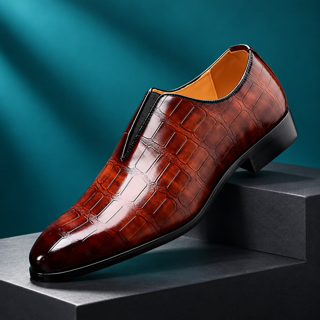 Orsini Central Gore Croc-Effect Loafers (1:1, image 1)
