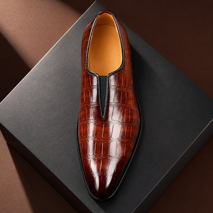 Orsini Central Gore Croc-Effect Loafers (1:1, image 3)