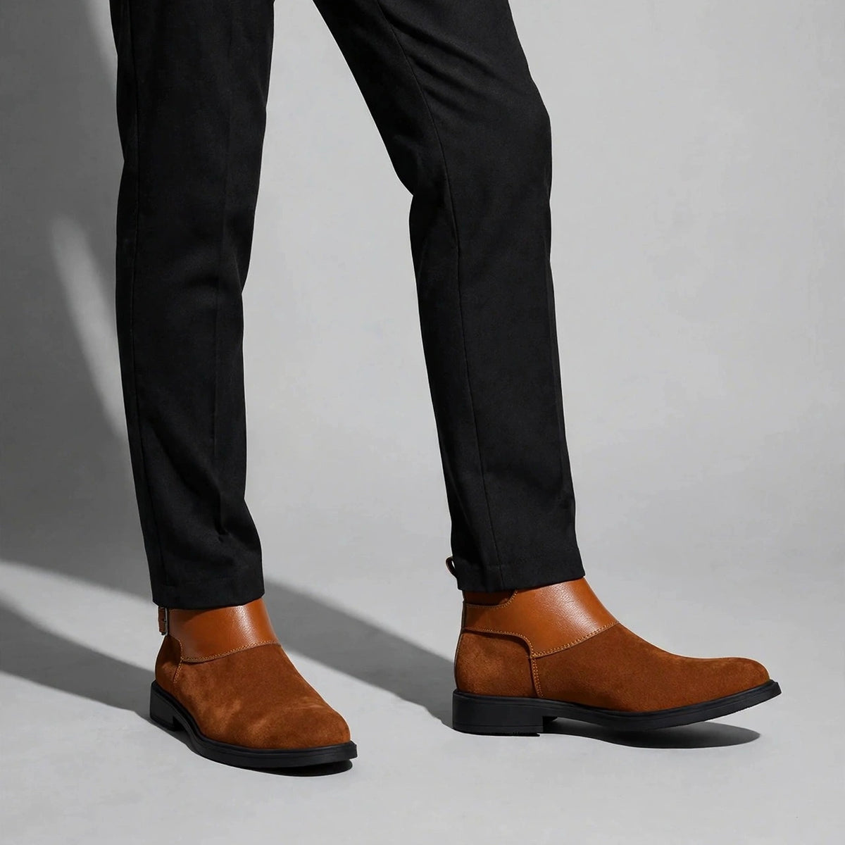 Harlan Leather Buckle Boots