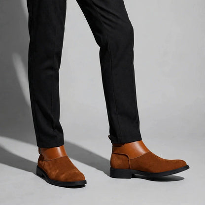 Harlan Leather Buckle Boots