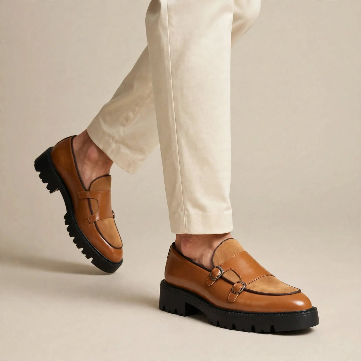 Rutherford Monk Strap Loafers