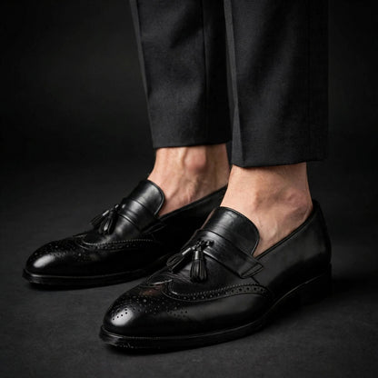 Casterly Leather Brogue Loafers
