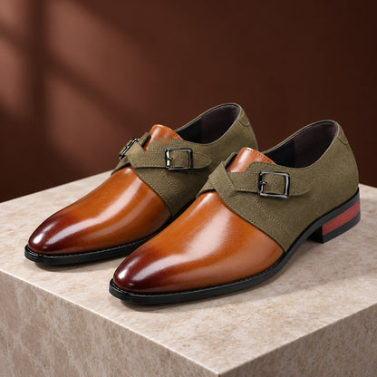Valcour Crossed Strap Monk Shoes (1:1, image 4)