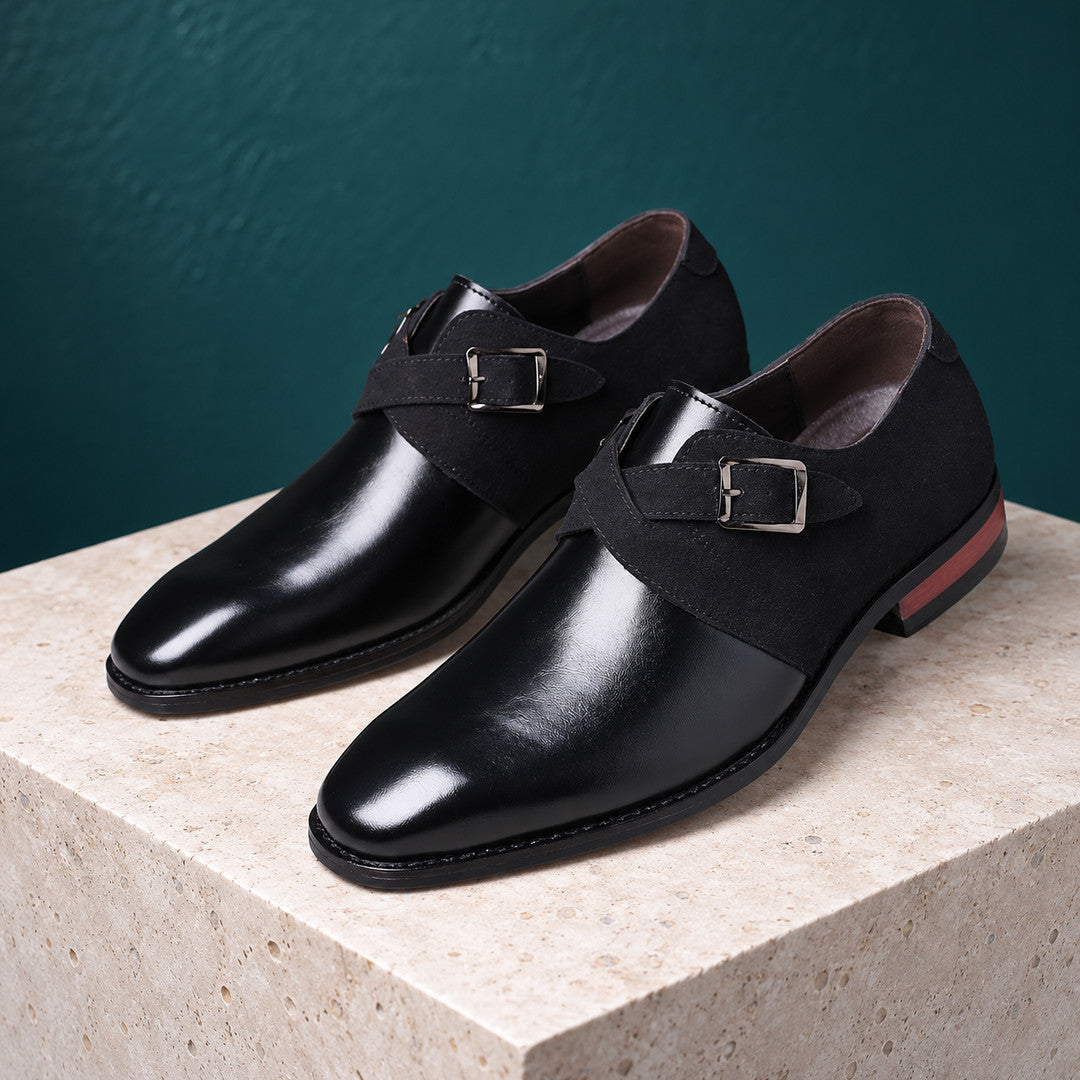 Valcour Crossed Strap Monk Shoes (1:1, image 7)