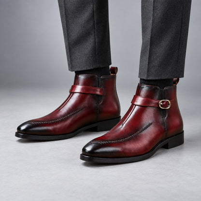 Valemont Buckle Detail Ankle Boots (1:1, image 5)