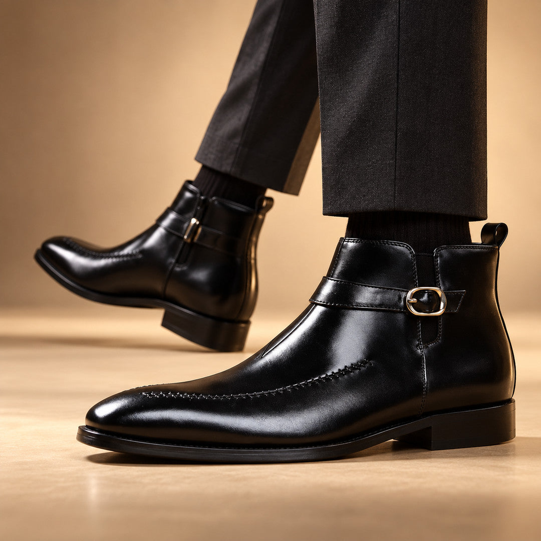 Valemont Buckle Detail Ankle Boots (1:1, image 6)