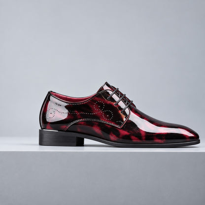 Veyron High-Shine Patent Leather Derby Shoes (1:1, image 2)