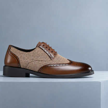 Westbourne Herringbone Wingtip Brogues (1:1, image 2)