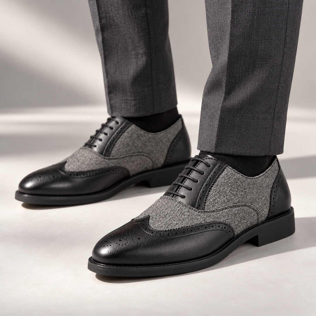 Westbourne Herringbone Wingtip Brogues (1:1, image 9)