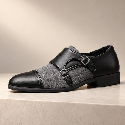 Wetherby Two-Tone Double Buckle Dress Shoes (1:1, image 2)