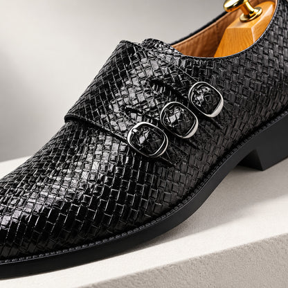 Wychwood Basketweave Leather Oxfords (1:1, image 4)